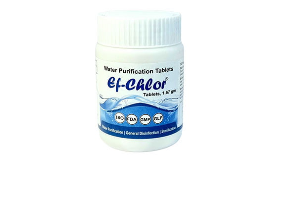ef-chlor water purification tablets