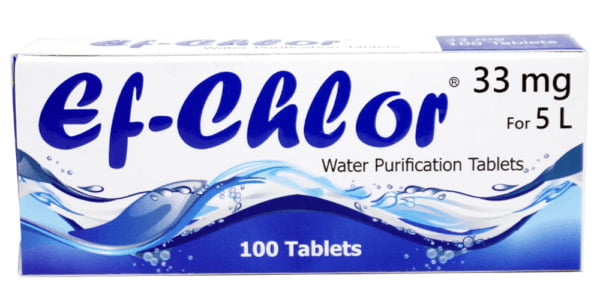 ef-chlor water purification tablets
