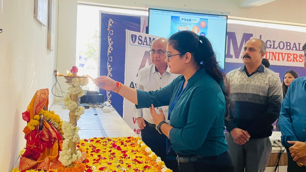 Delighted to Have Been Part of the Mega Job Carnival at SAM Global University on March 9th, 2024 - Hind Pharma Team